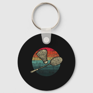 Llavero Badminton Retro Sunset - Atletas del transbordador