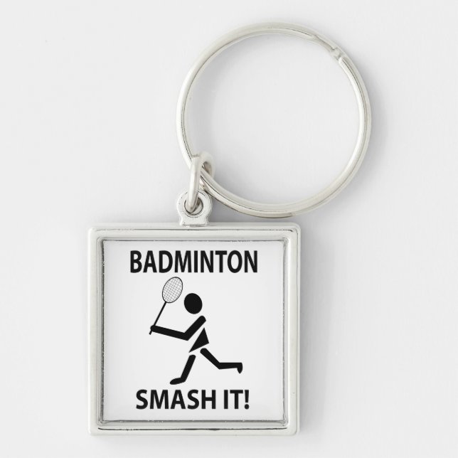 Llavero Badminton Smash It Sports Player Coach Badminton (Frente)
