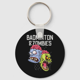 Llavero Badminton Zombies Curioso juego deportivo lanzader