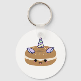 Llavero Bagel Unicorn Bagel Buddies