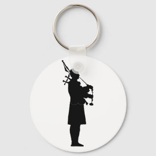 Llavero Bagpiper Silhouette