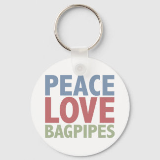Llavero Bagpipes de amor por la paz