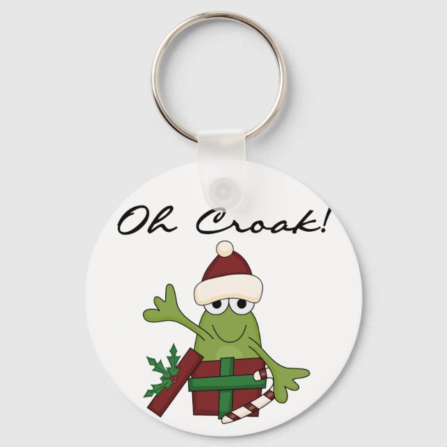 Llavero Bah Humbug Frog Navidades camisetas y regalos (Anverso)