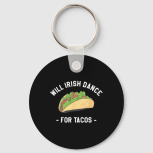 Llavero Baila irlandesa por el Día de los Tacos St. Patric