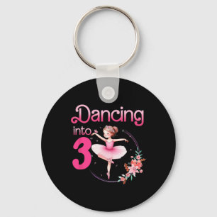 Llavero Bailando en 3 ballet de Ballerina Ballet Fiesta de