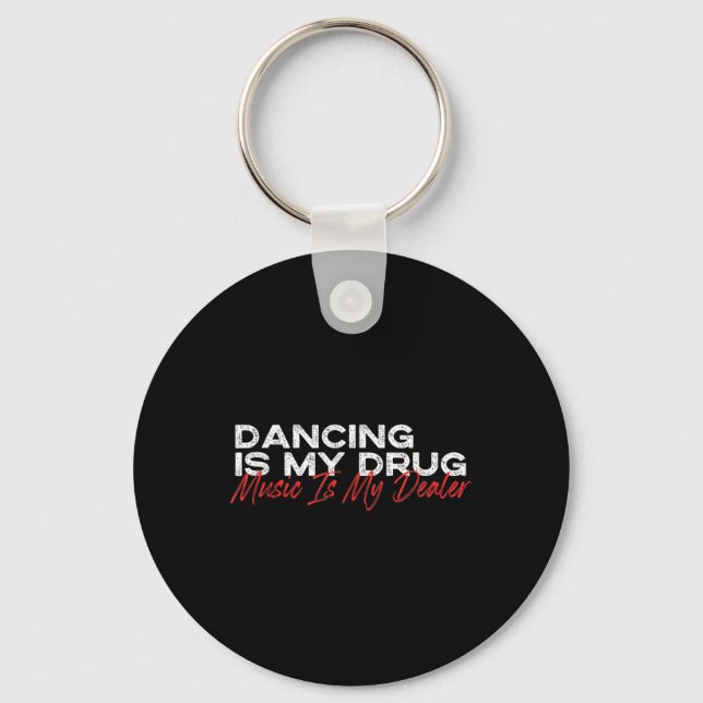 Llavero Bailar es mi música de drogas (Anverso)