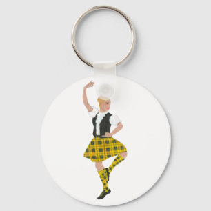 Llavero Bailarín de las Highlands escocesas MacLeod Tartan