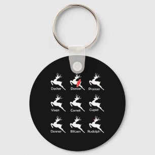 Llavero Bailarín de renos navidad Ballerina Dance T