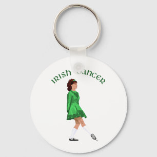 Llavero Bailarín irlandés de zapato blando en verde