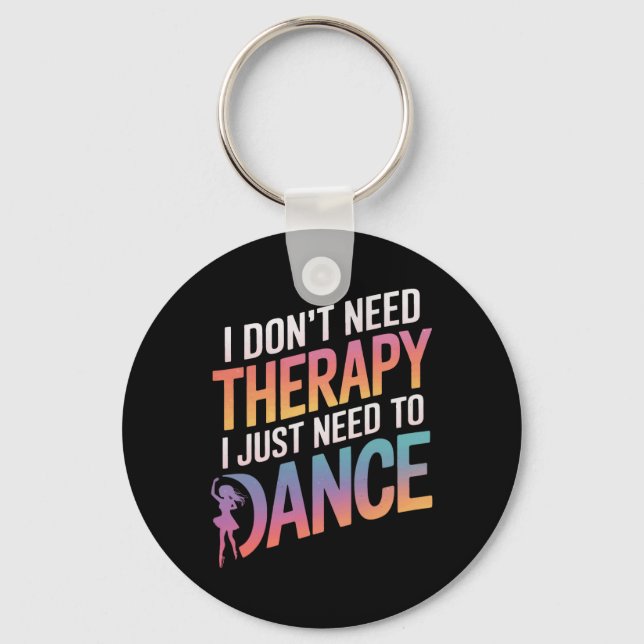 Llavero Bailarina bailarina Baile Unidoadulta Baile negro  (Anverso)