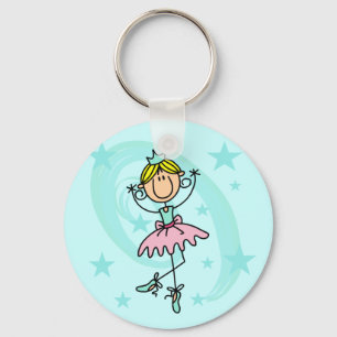 Llavero Bailarina de Ballet - Camisetas y Regalos Rubios