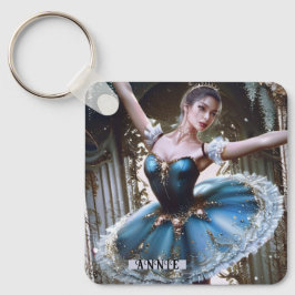 Llavero Bailarina de ballet con nombre personalizado de tu