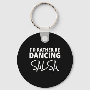 Llavero Bailarina de Salsa Merch Prefiero Bailar Diversión