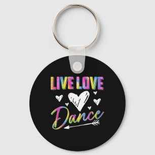 Llavero Bailarina divertida bailando mujeres Chicas viven