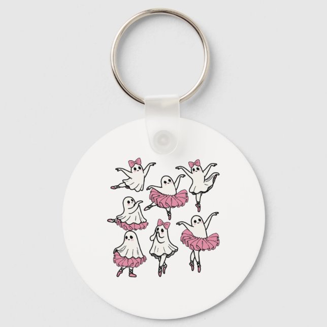 Llavero Bailarina fantasma Llet Cuo Boo Bailando Halloween (Anverso)