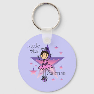 Llavero Bailarina Little Star - Cabello Marrón