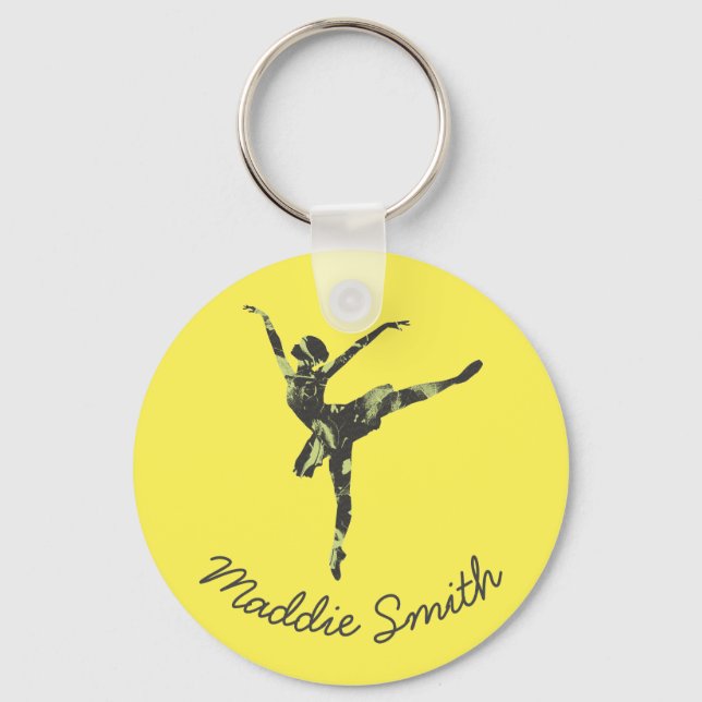 Llavero Bailarina moderna de ballet (Anverso)