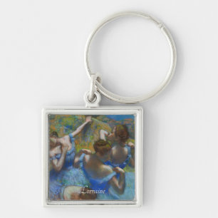 Llavero Bailarinas azules, arte degas