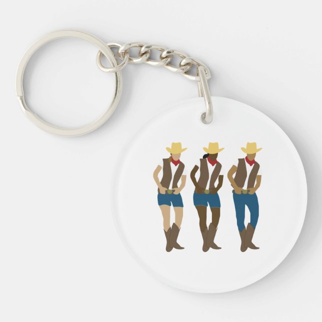 Llavero Bailarinas de línea (Frente)