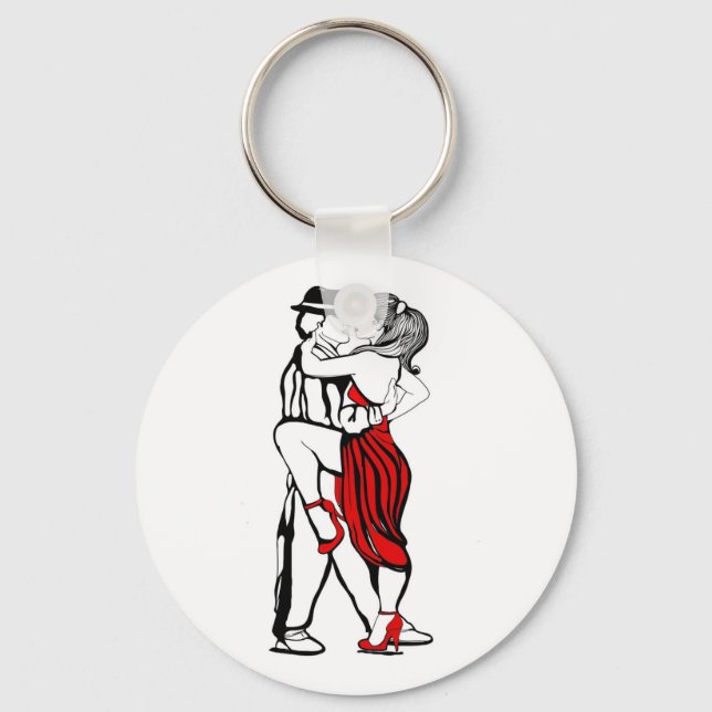Llavero Bailarinas de tango (Anverso)