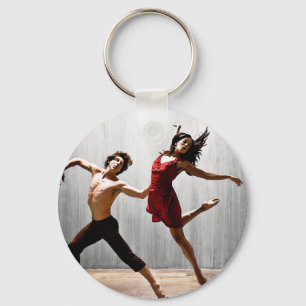 Llavero Bailarinas modernas masculinas y femeninas con ves