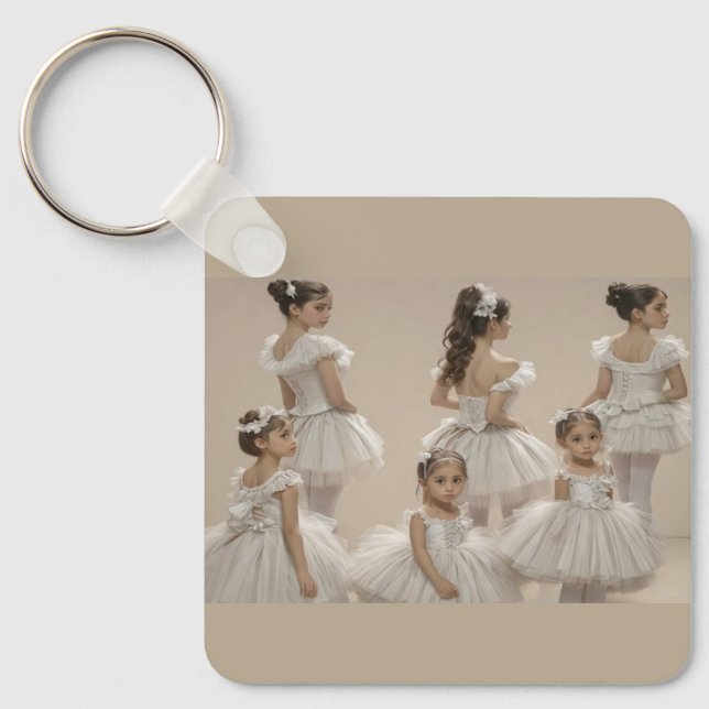 Llavero Bailarinas románticas (Anverso)