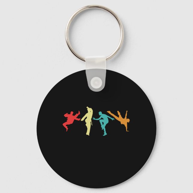 Llavero Bailarines de la Capoeira Retro de Combatientes de (Anverso)