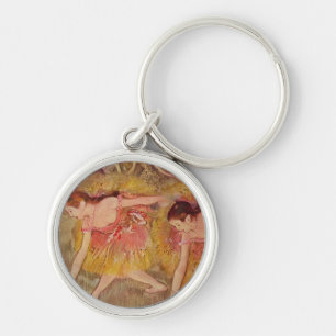 Llavero Bailarines Edgar Degas doblando cadena de claves
