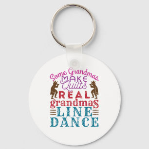 Llavero Baile de línea real Grandmas Line Dance con línea