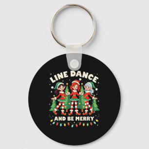 Llavero Baile en línea y Feliz Navidad Traje de bailarines