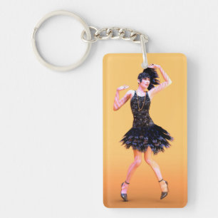 Llavero Baile Flapper Vintage