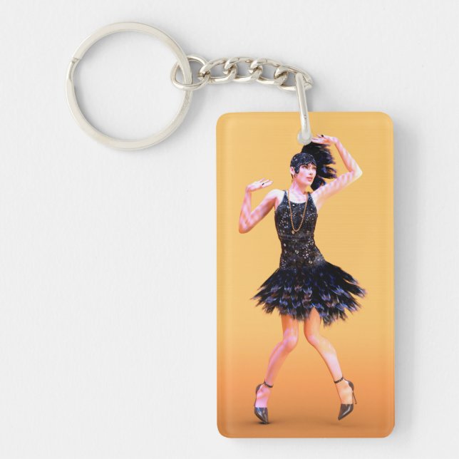 Llavero Baile Flapper Vintage (Frente)