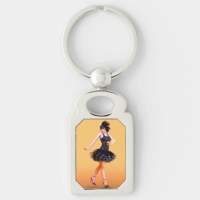 Llavero Baile Flapper Vintage (Anverso)