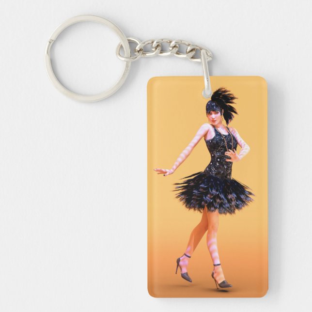 Llavero Baile Flapper Vintage (Frente)