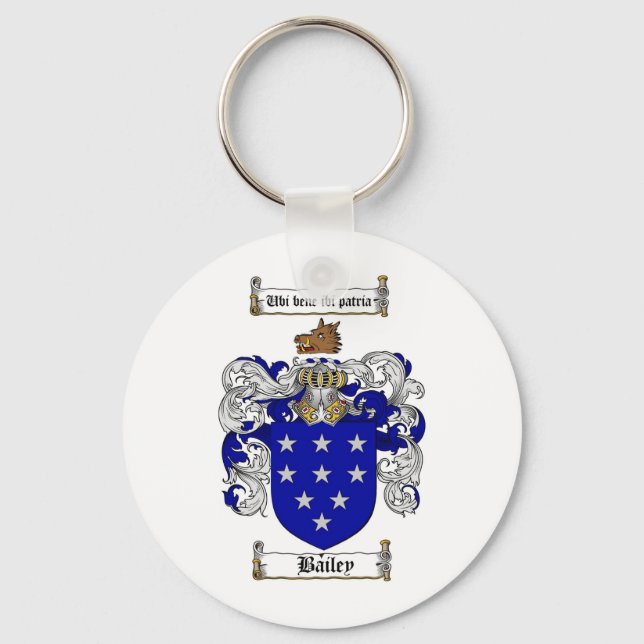 LLAVERO BAILEY FAMILIAR CREST - BAILEY COAT OF ARMS (Anverso)