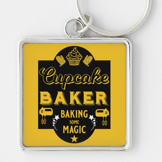 Llavero Baker maestro de pasteles (Frente)