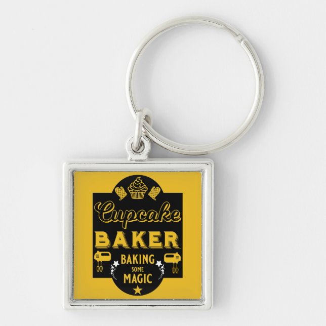Llavero Baker maestro de pasteles (Frente)