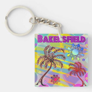 Llavero Bakersfield Happy and Hope Keychain