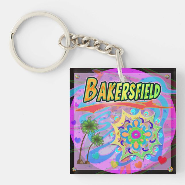 Llavero Bakersfield Real Progress Keychain (Frente)