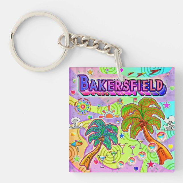 Llavero Bakersfield Vacation Target Keychain (Frente)