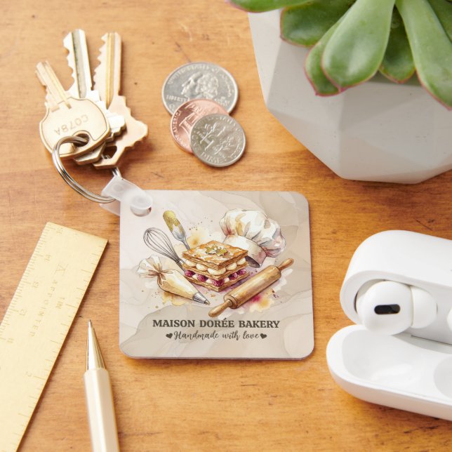 Llavero Bakery Store Pastry Chef Dessert Sweets Cake Baker (Escritorio )