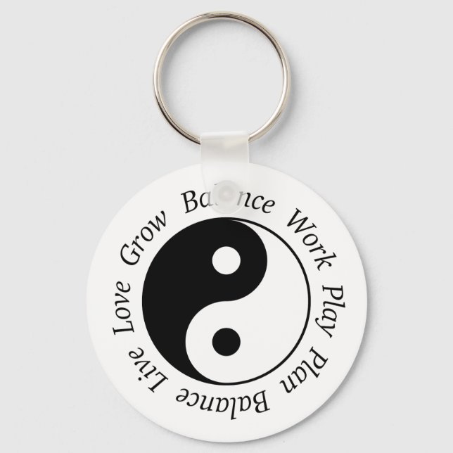Llavero Balance de Yin Yang Keychain (Anverso)