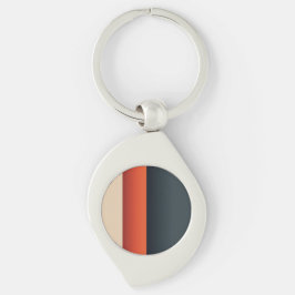 Llavero Balance en negrita: bandas de color Minimalistas e