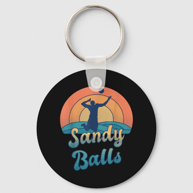Llavero Balas de arena para un jugador de voleibol de play (Anverso)