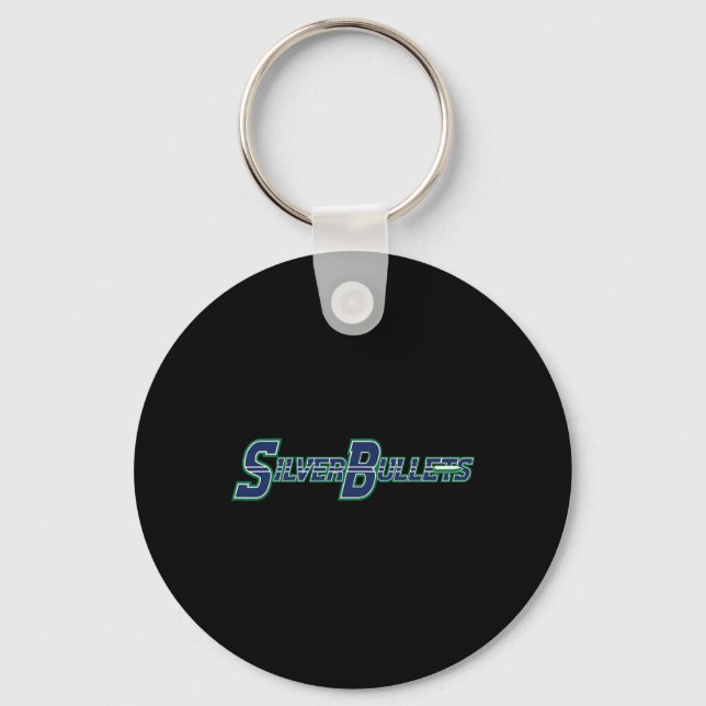Llavero Balas de Plata Softll - Logo Azul (Anverso)