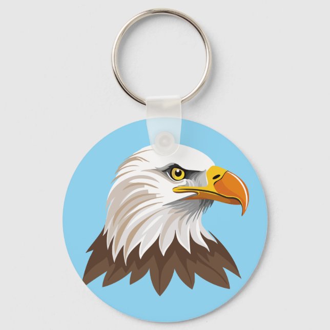 Llavero Bald eagle head (Anverso)