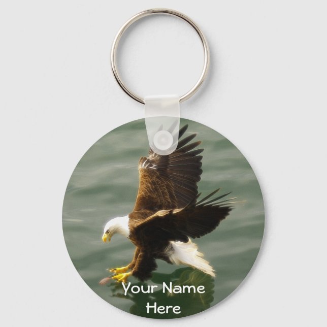 Llavero Bald Eagle Motivational Gift (Anverso)