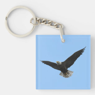 Llavero Bald Eagle Patriotic