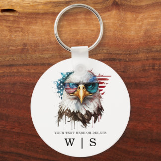 Llavero Bald Eagle símbolo nacional moderno y único de los
