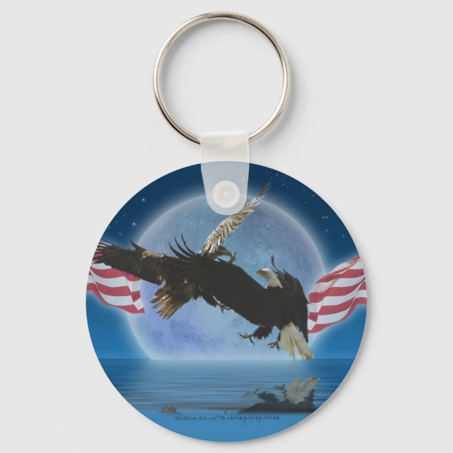 Llavero BALD EAGLE y US FLAG Patriot Series (Anverso)